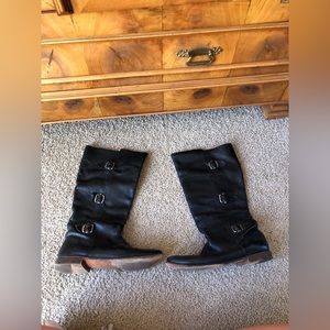 FRYE Paige 77066 Black Leather Boots